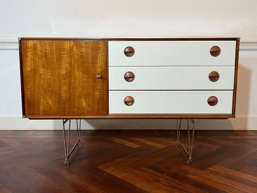 Vintage Sideboard von William Watting für Fristho – dressoirs, Metal, Wood