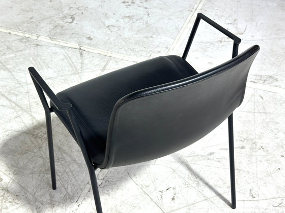 6x HAY About A Chair AAC 19 - Hee Welling - black leather - Danish design – Dining chairs, Metal (photo 6 of 6)
