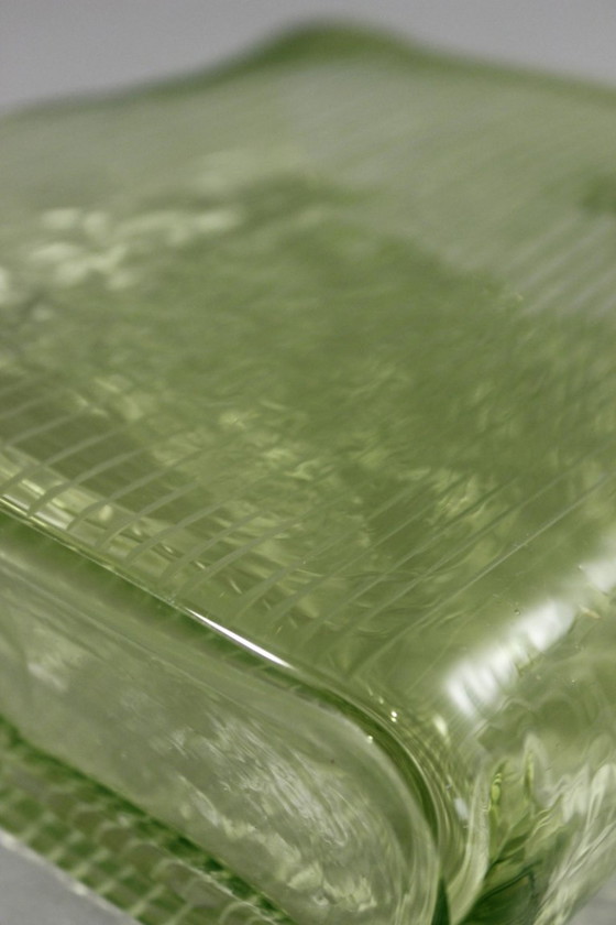 Image 1 of Glass vase with engraved decoration, Orrefors Ingeborg Lundin, Sweden, 20th century