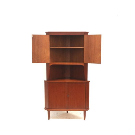 Image 1 of Vintage Deens design hoekkast / dressoirkast gemaakt in de jaren ’60