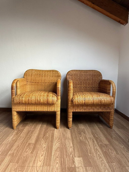 Paar Gae Aulenti Tlinkit Sessel