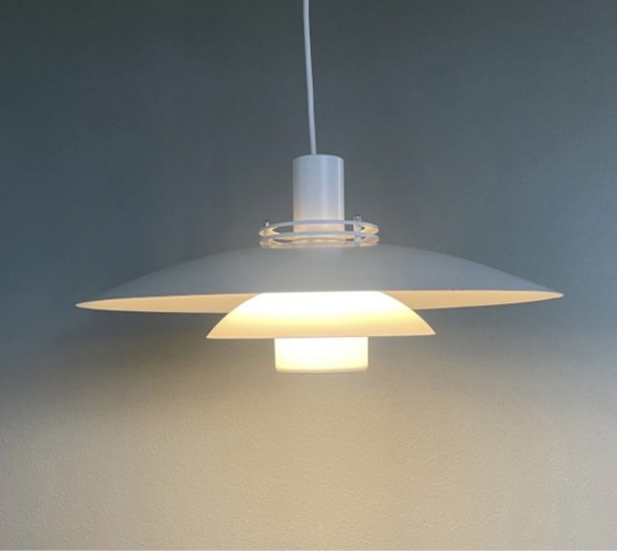 Lampe bol scandinave vintage de Form Light, Danemark, années 1970 – Suspensions, Metal (photo 11 of 12)