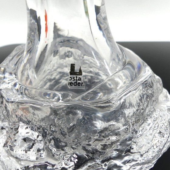 Image 1 of Kosta Boda glass vase, signed Wärff, Snowball vase