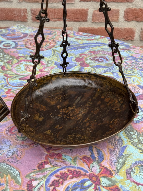 Image 1 of ⚖️ Tuscan Brass Scale | Italy | 1930–1940
