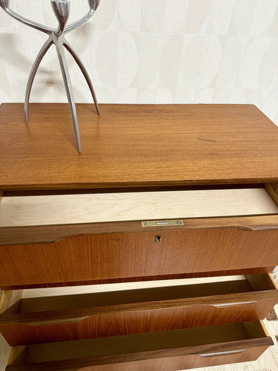 Cassettiera danese vintage | Teak | Mid-century | Anni '60 – Cassettiere, Wood (photo 7 of 7)