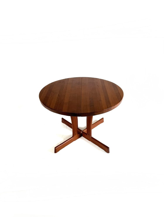 Image 1 of Vintage extendable Danish teak dining table '60