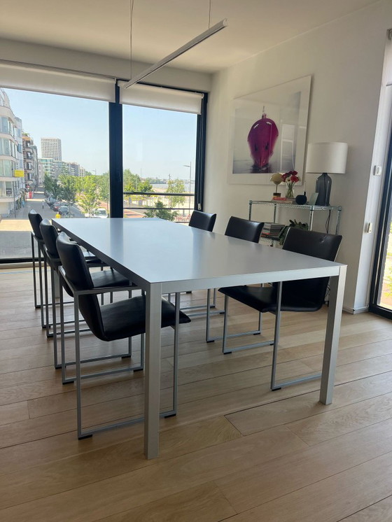 Image 1 of 8 Arco designer chairs + matching dining table (separately or as a set)