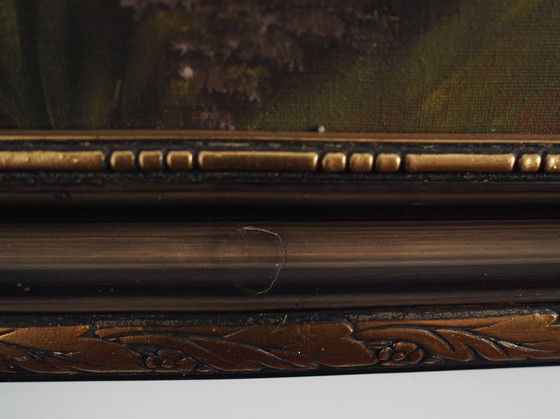 Image 1 of Tableau "Le paysage avec les collines", design scandinave, années 1970, par V. Kier