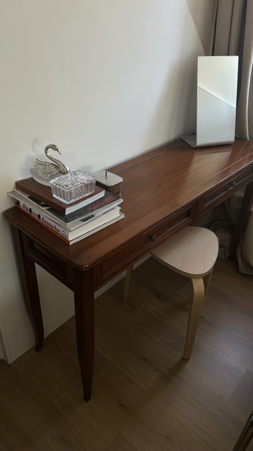 Tavolino laterale vintage in legno