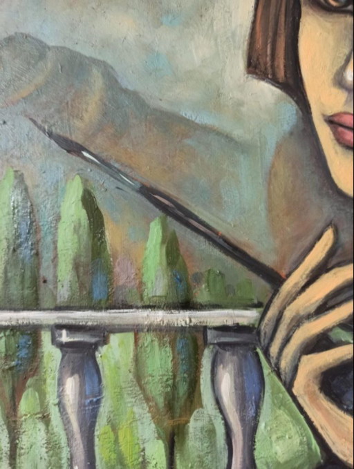 Edward Yov - Muse – schilderijen tekeningen, Canvas (photo 2 of 7)