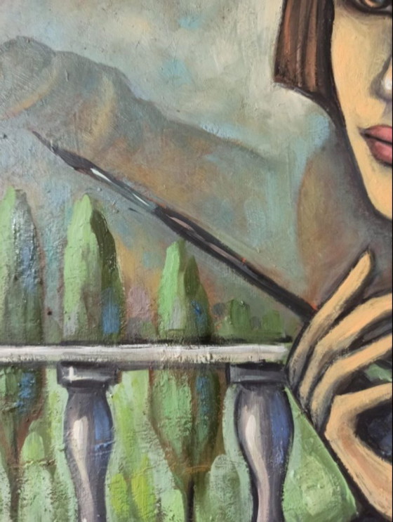 Edward Yov - Muse – Paintings & Drawings, Canvas (photo 2 of 7)