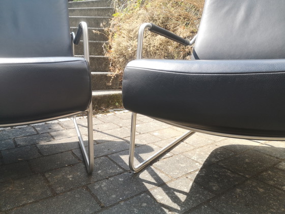Fauteuils en cuir KOINOR, lot de 2 | Design Bauhaus | Excellent état – Leather, Chrome (photo 10 of 13)