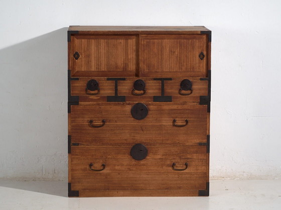 Tansu giapponese antico - Periodo Showa (c.1927) #55 – Cassettiere, Iron (photo 30 of 40)