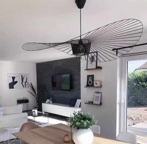 Pendant lamp Vertigo black 140 cm