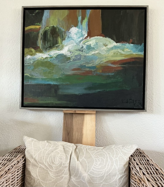 Image 1 of Nuray Atas - Cascada, pintura de paisaje