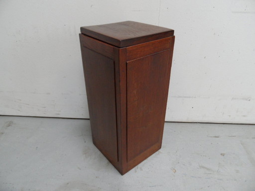 Console vintage en chêne