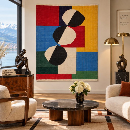 Sonia Delaunay Jardin d'Espagne 1970 Rug Tapestry | Wool | 246×175 cm