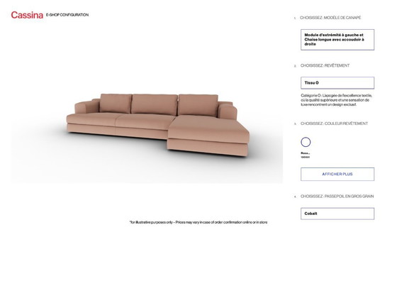 Image 1 of Sofá Cassina Diseño Piero Lissoni Modelo Miloe