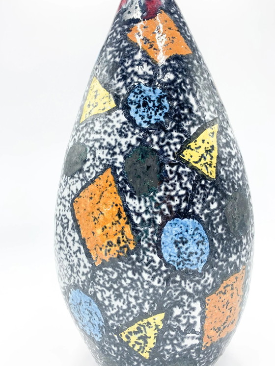 Faenza Keramikvase von R. Rossini, 1970er Jahre – Vasen (photo 2 of 10)