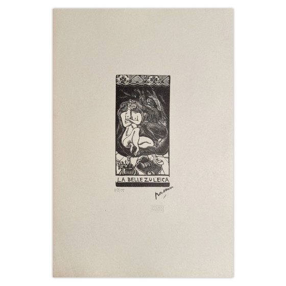 Jules Pascin Houtsnede La Belle Zuleica 1989 – Litho's & Zeefdrukken, Paper (photo 4 of 5)