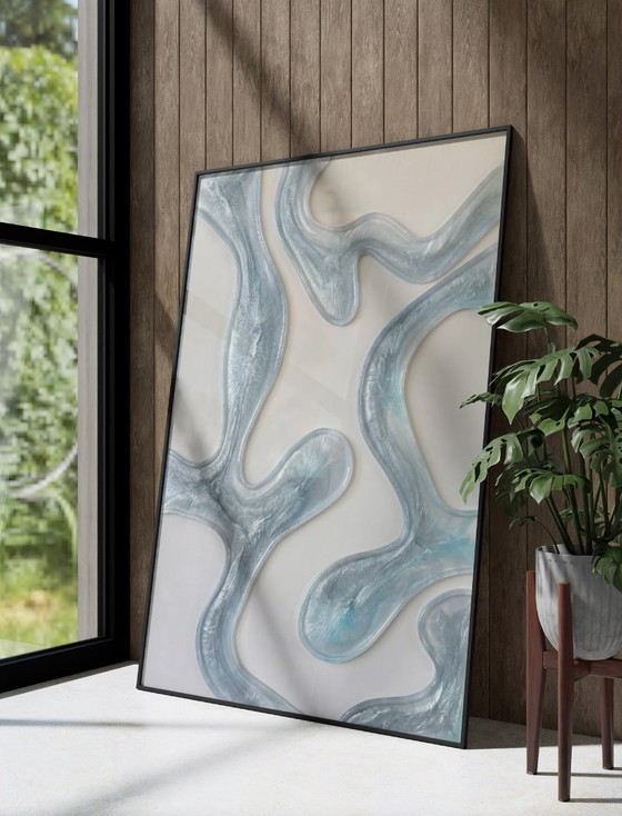 Image 1 of Acrylic Glass Artwork - 180x120 cm - Frozen Pearl Ice (Ori, 1983)