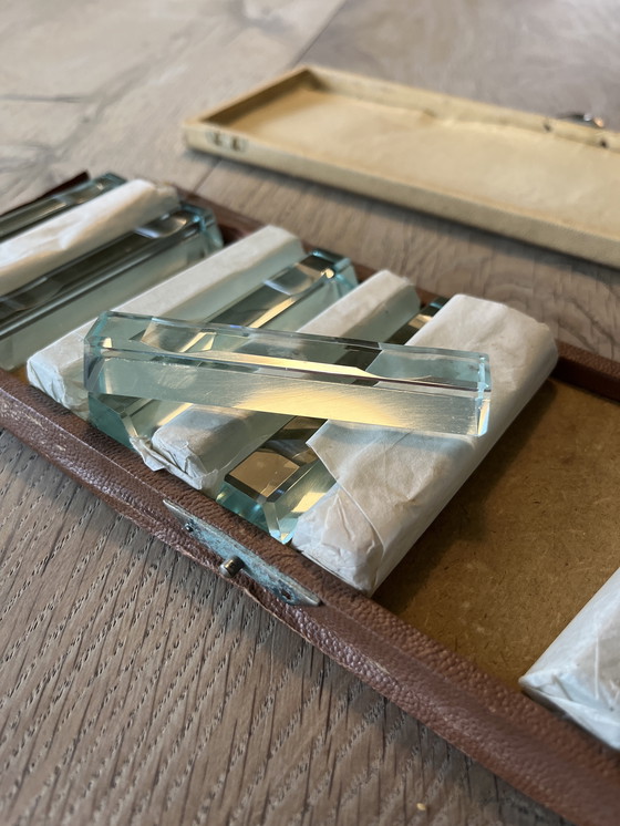 Image 1 of 12 reposa cuchillos de cristal