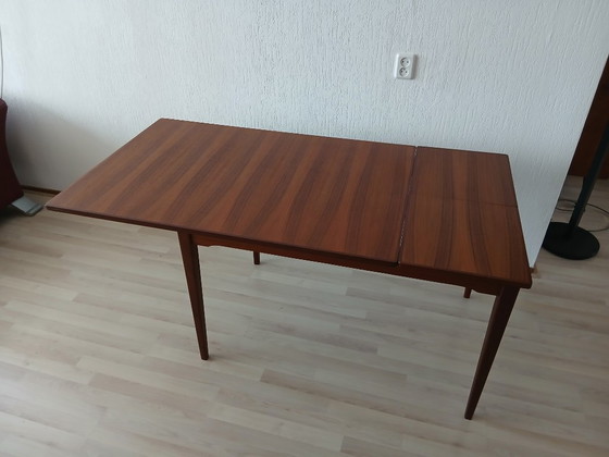 Image 1 of Dining Table Teak - Topform - Extendable - Vintage