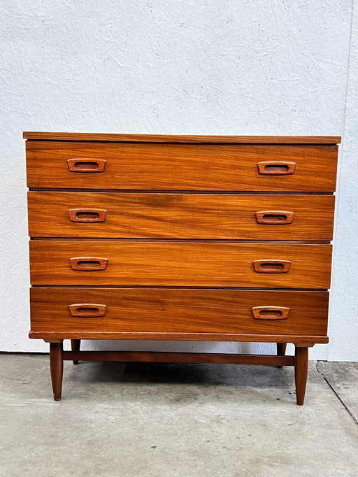 Commode vintage en teck, Pays-Bas, années 1960
