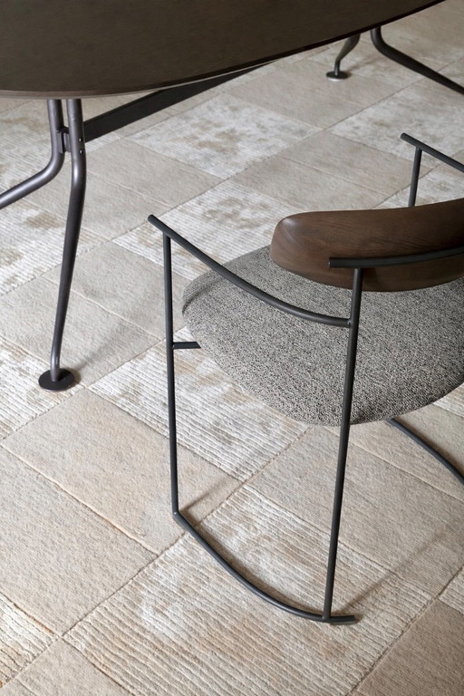 KEEL Potocco stoel (nieuw product) – eetkamerstoelen, Iron, Wood