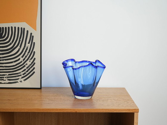 Image 1 of Cobalt-blue tulip vase, Danish design, 1970s, made in Denmark
