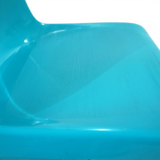 Image 1 of Set van 4 Schröder & Henzelmann Space Age eetkamerstoelen, 1970