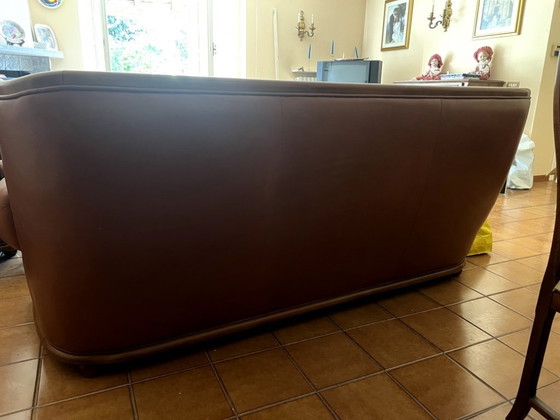 Image 1 of Set divano e poltrone ( 3 ) Vintage in pelle