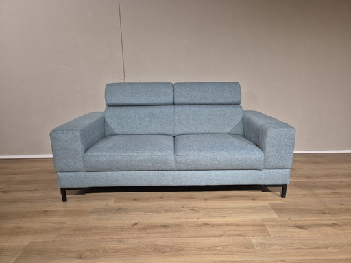 Montel Tosca 2.5-seater sofa - Blue - Fabric - Design