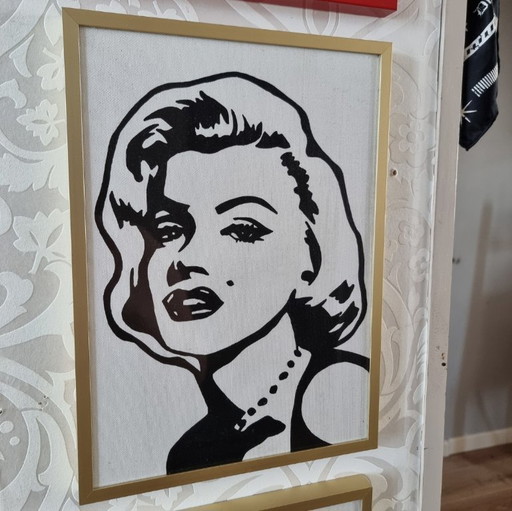 Frances Eckhardt  - ingelijst kunstwerk Monroe A4 formaat