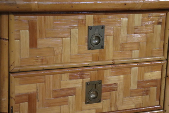 Image 1 of Rattan desk by Dal Vera Italy