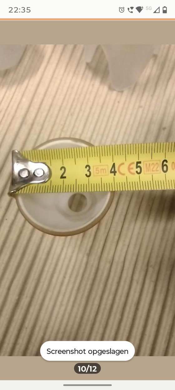 Image 1 of Marmorlampenschirme für G4-Fassung mit Klemmfeder