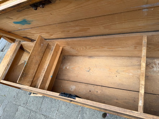 Hungarian Farm Bench – Benches, Metal, Wood (photo 9 of 9)