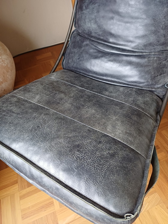 Poltrona Brutus Antracite – Shabbies Amsterdam, Poltrone, Leather, Metal (photo 5 of 10)