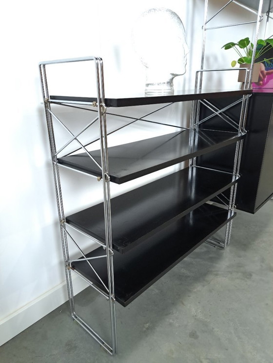 Image 1 of Ensemble d'armoires et d'étagères modulaires Denka de design danois