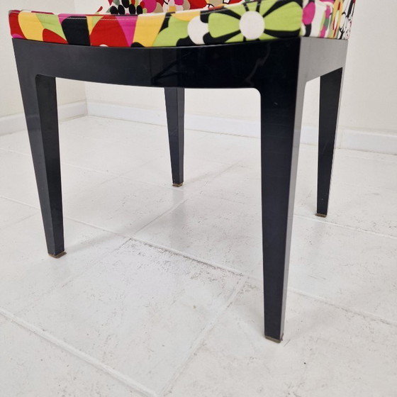 Image 1 of Chaise 'Mademoiselle' de Kartell en tissu Missoni par Philippe Starck Italie