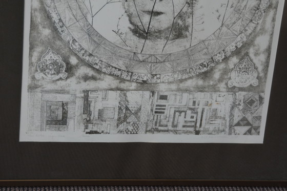 Image 1 of Lithograph by H.D.F. v.d. Bos / v.d Molen ( Reina )