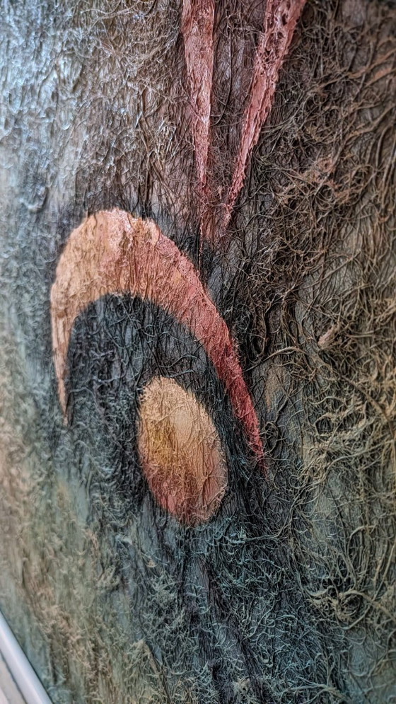 Image 1 of Abstraktes Gemälde in Mischtechnik – gerahmt