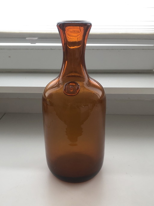 Glazen vintage Scandinavisch designs vaas Erik Hoglund 