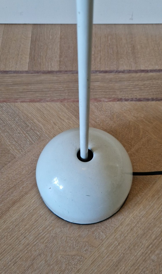 Image 1 of Vintage Italian design lamp, Luci Tulipano, DesignSTD, white metal and glass, 1970s