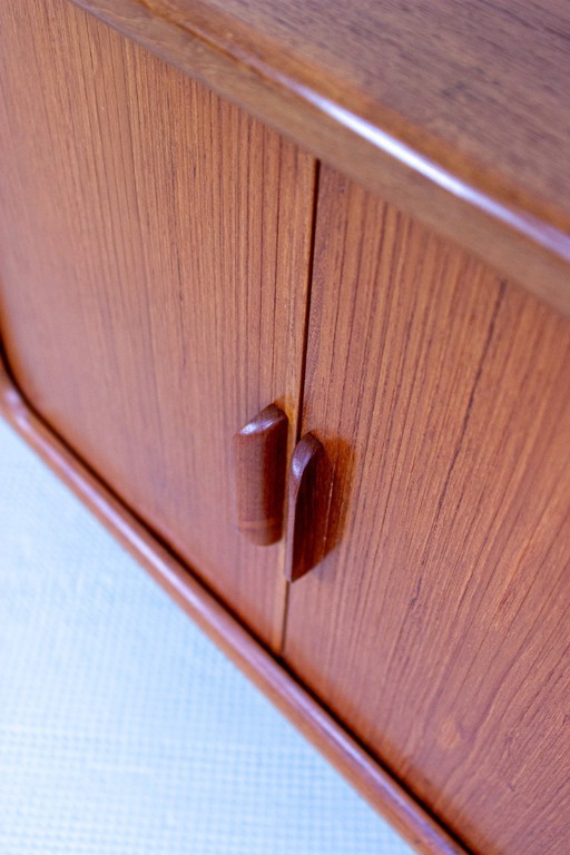 Vintage teak corner chest of drawers sideboard corner cabinet Danish Mid Century