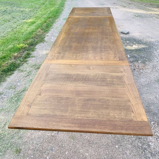 Image 1 of Antique Extendable Farm Table
