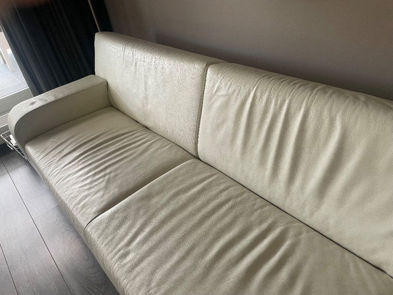 Image 1 of Leolux b-flat Ecksofa in Polarweiß.