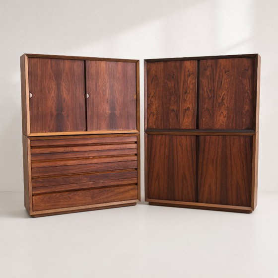Poul Cadovius Floating Wall Mounted Rosewood Sideboard by CADO, 1960s. (photo 8 of 13)