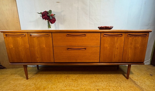 Credenze vintage in teak Meredew | Anni '60 | Design britannico di metà secolo