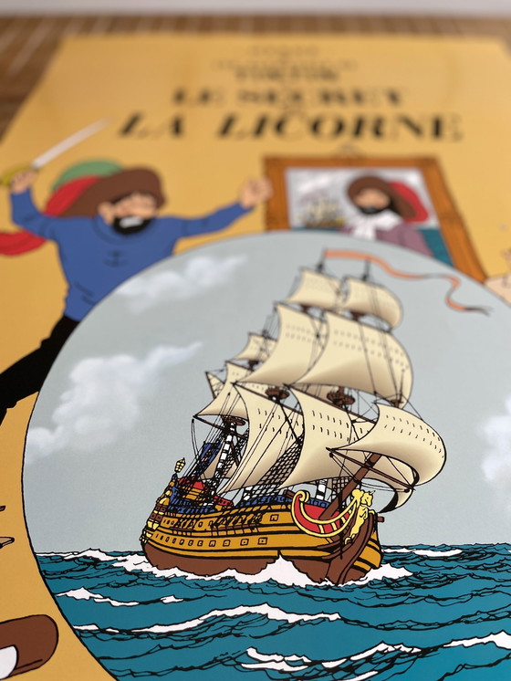 Image 1 of Herge Les Adventures de Tintin poster